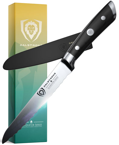 Serrated Utility Knife 5.5" | Gladiator Series | NSF Certified | proformapeakmarketing ©