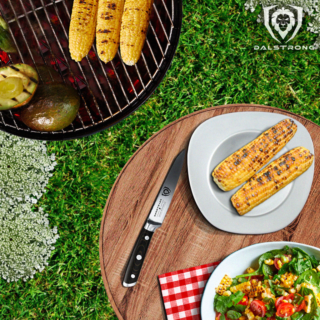 bbq with grilled corn