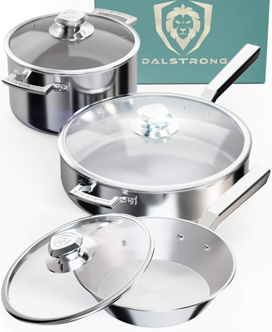 proformapeakmarketing 6 Piece Stainless Steel Cookware Set | Oberon Series