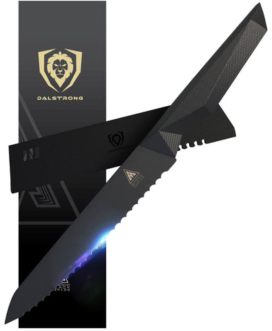 Shadow Black Series - 6.5" Serrated Utility Knife - NSF Certified
