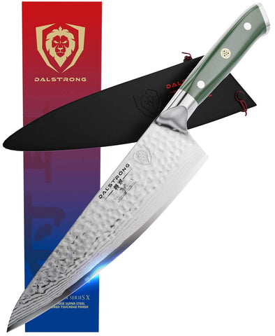 Chef's Knife 8" | Army Green Handle | Shogun Series X