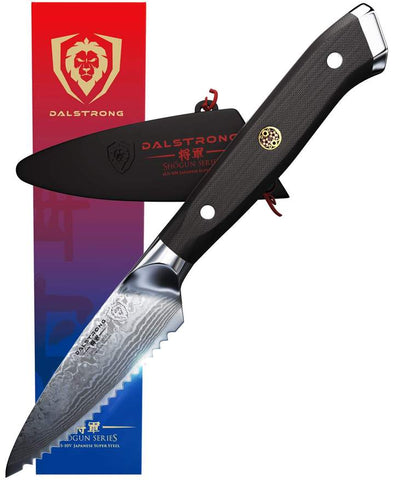 Serrated Paring Knife 3.5" | Shogun Series | proformapeakmarketing ©