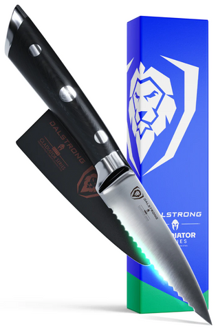 Serrated Paring Knife 3.75" Gladiator Series NSF Certified proformapeakmarketing