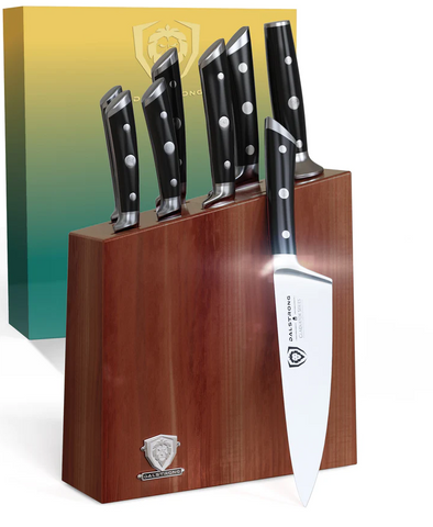 8-Piece Knife Block Set Gladiator Series Knives NSF Certified proformapeakmarketing