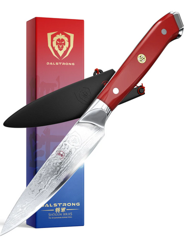 Paring Knife 3.5" Crimson Red ABS Handle Shogun Series proformapeakmarketing