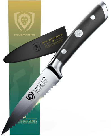 Serrated Paring Knife 3.75" Gladiator Series | NSF Certified