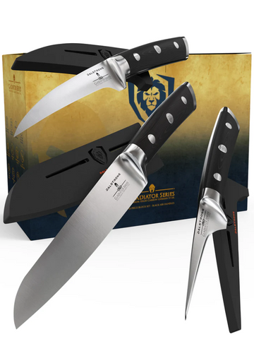 Fruit & Vegetable Paring Knife Set - 3 Piece Gladiator Series ELITE | NSF Certified | proformapeakmarketing