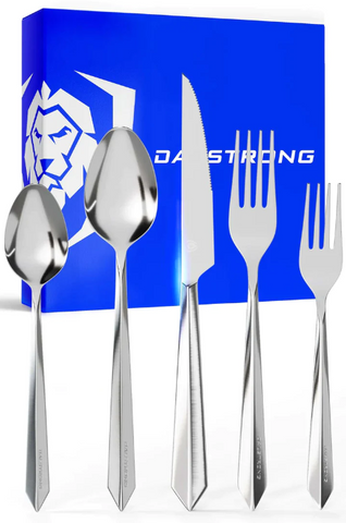 20-Piece Flatware Cutlery Set Service for 4 Stainless Steel proformapeakmarketing
