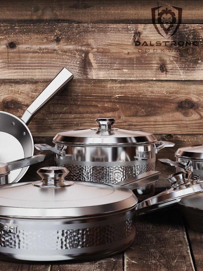 12-Piece Cookware SetSilver | Avalon Series | proformapeakmarketing