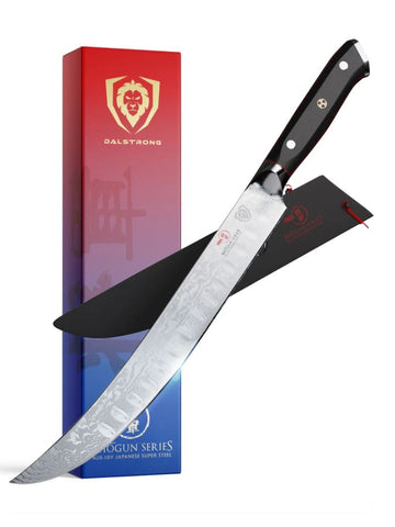 proformapeakmarketing Butcher's Breaking Cimitar Knife 10" Shogun Series ELITE