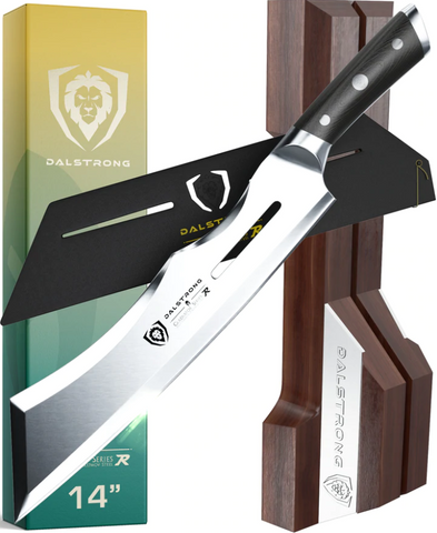 Annihilator Meat Cleaver with Stand 14" | The Gladiator Series | Cleaver NSF Certified | proformapeakmarketing