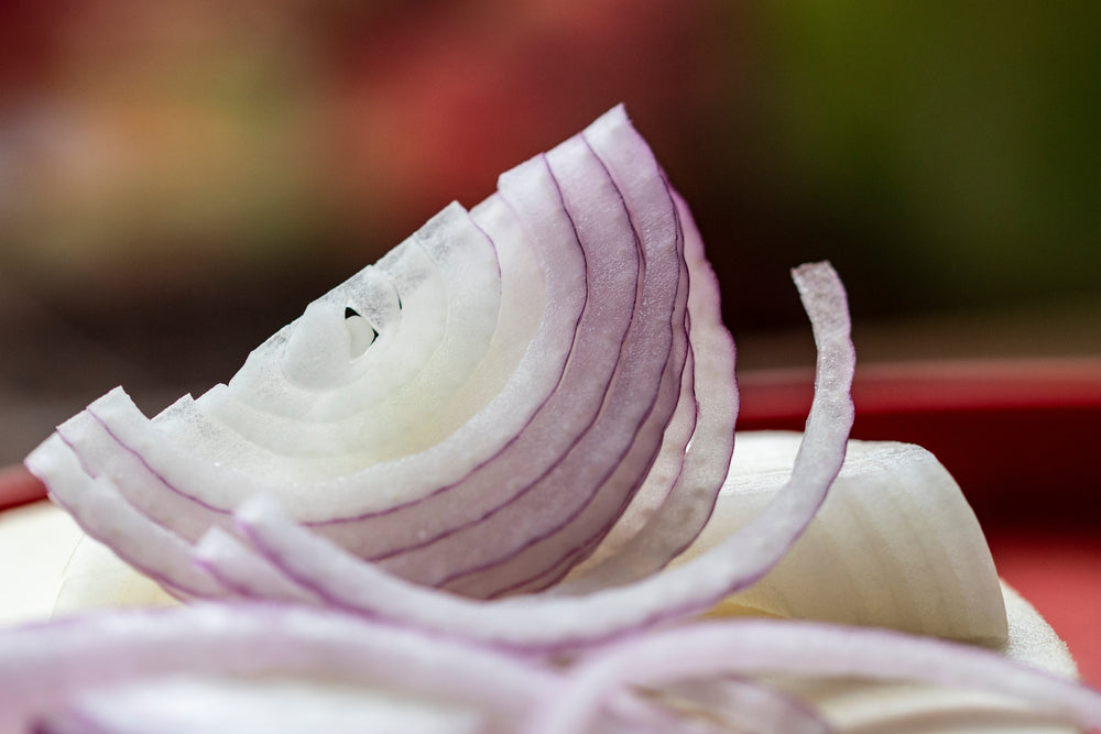 Julienne cut onion