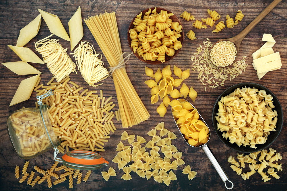 different types of pasta noodles
