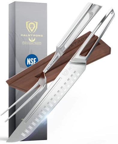 Carving Knife & Fork Set 9" | Crusader Series | NSF Certified | proformapeakmarketing ©
