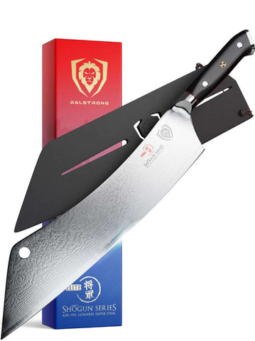 Extra-Long Chef & Cleaver Hybrid Knife 12" | Crixus | Shogun Series ELITE | proformapeakmarketing ©